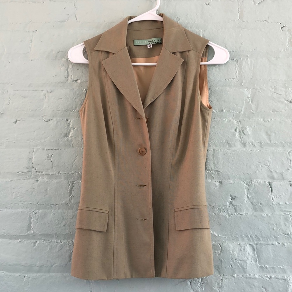 ❤️ 3 for $12 - Vintage vest - made in USA - sz 2